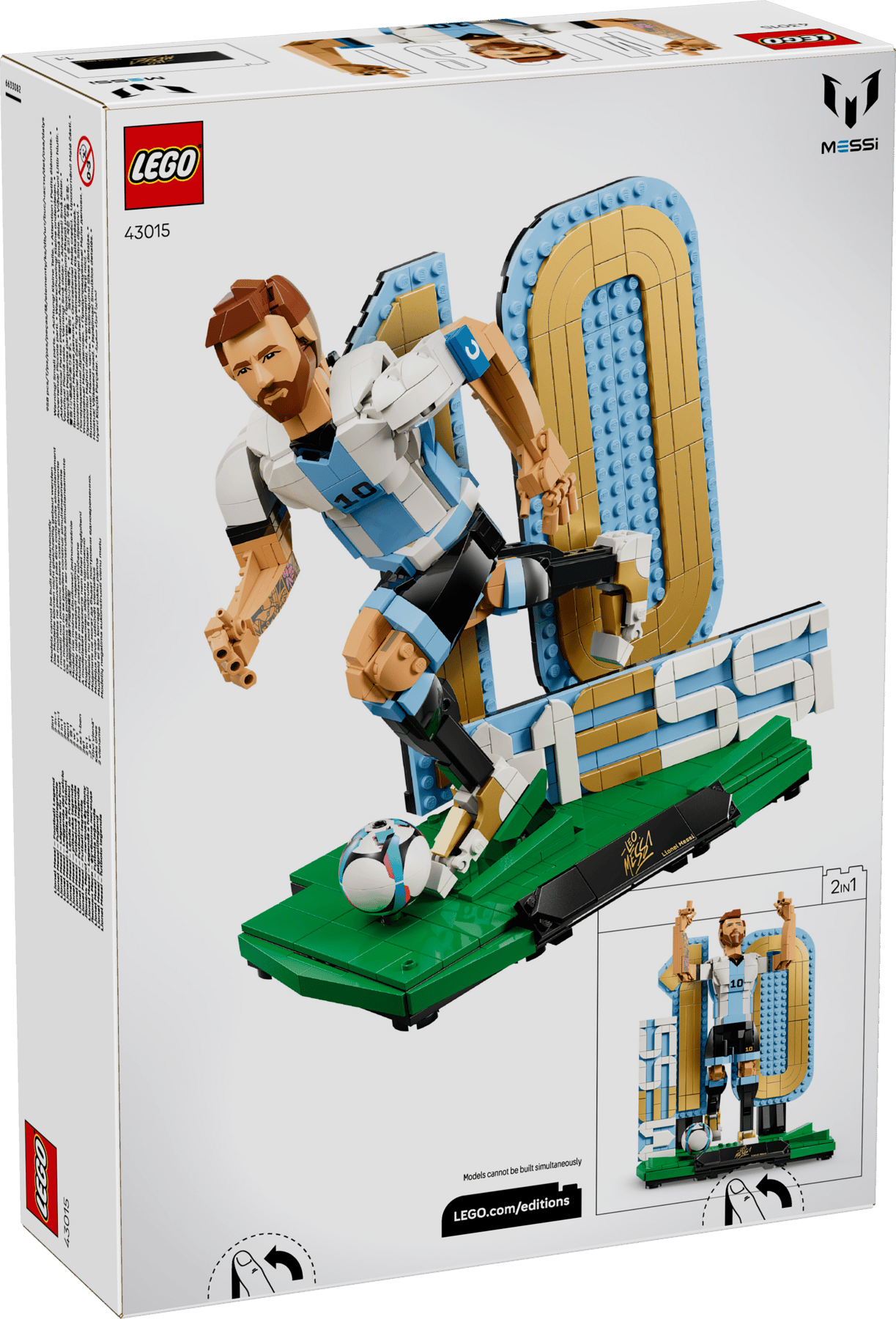 43015 LEGO Editions - Lionel Messi – Leggenda del calcio