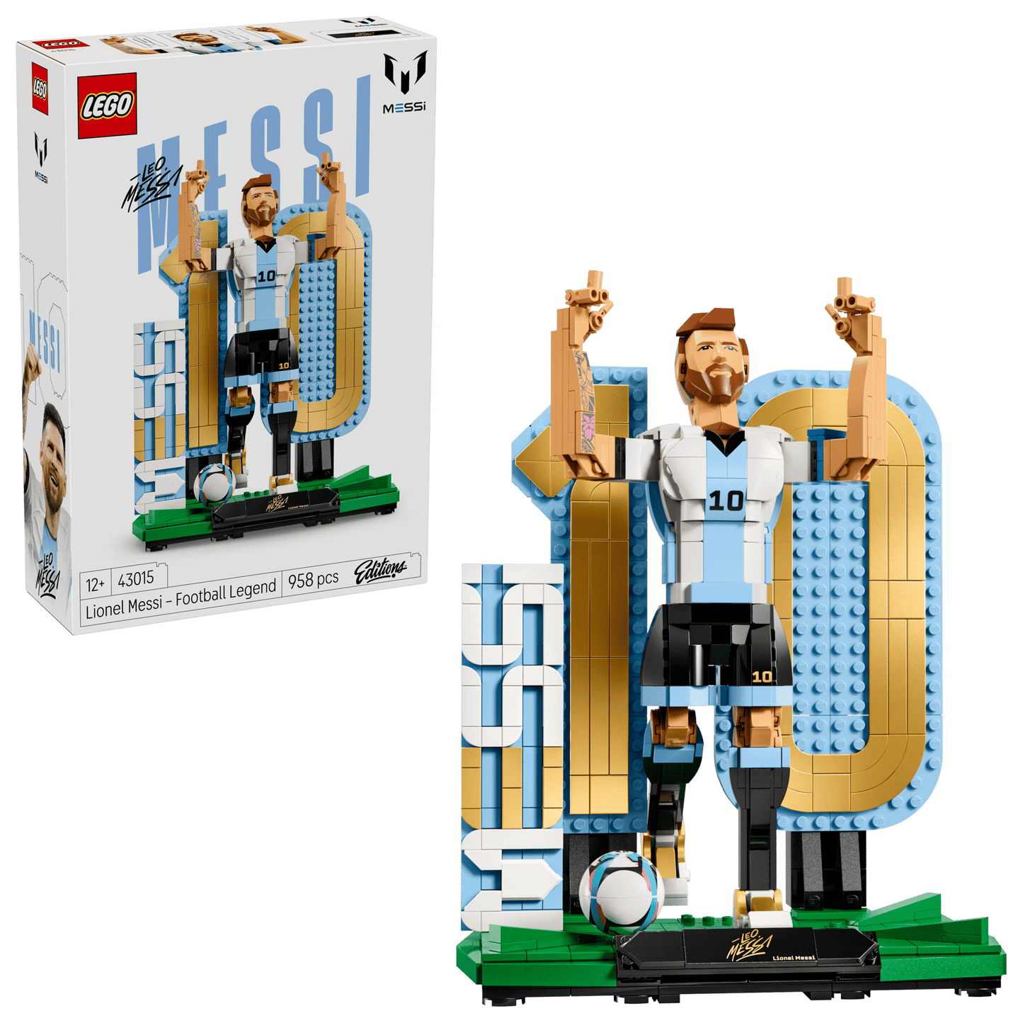 43015 LEGO Editions - Lionel Messi – Leggenda del calcio