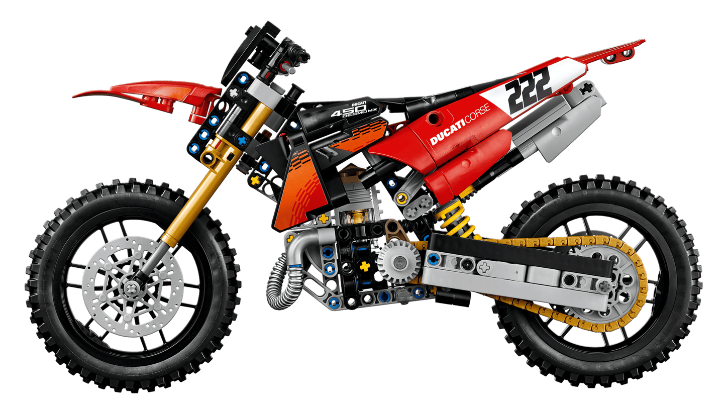 DISPONIBILE DA AGOSTO 2026 - 42238 LEGO Technic - Moto Ducati Desmo450 MX Factory