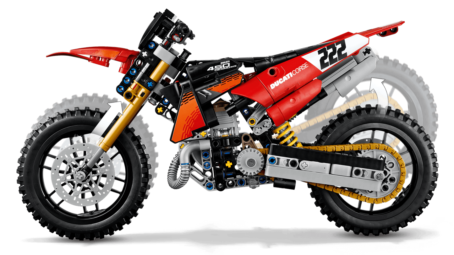 DISPONIBILE DA AGOSTO 2026 - 42238 LEGO Technic - Moto Ducati Desmo450 MX Factory