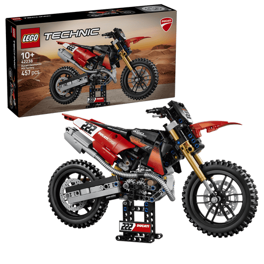DISPONIBILE DA AGOSTO 2026 - 42238 LEGO Technic - Moto Ducati Desmo450 MX Factory