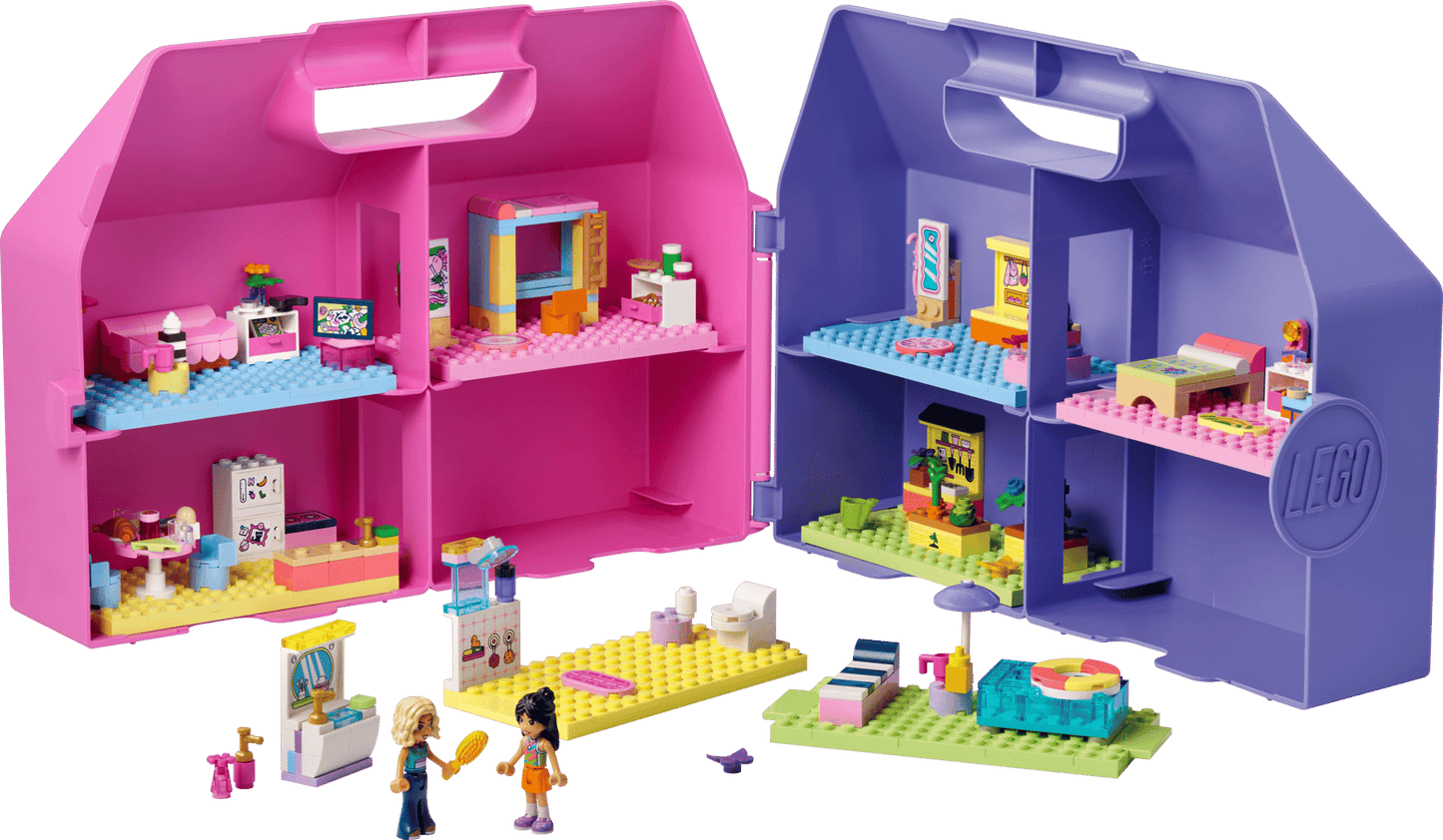DISPONIBILE DA GIUGNO 2026 - 42697 LEGO - Friends - Valigetta creativa Casa delle bambole