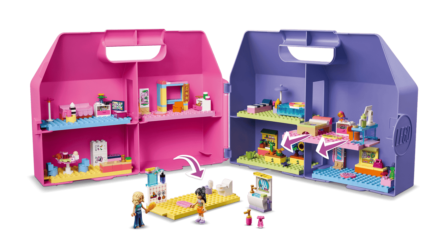 DISPONIBILE DA GIUGNO 2026 - 42697 LEGO - Friends - Valigetta creativa Casa delle bambole