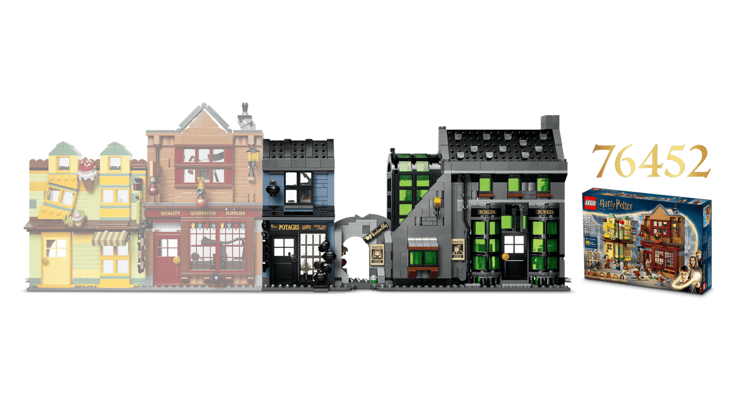 DISPONIBILE DA GIUGNO 2026 - 76471 LEGO Harry Potter - Negozi di magia di Notturn Alley