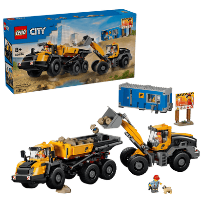 DISPONIBILE DA GIUGNO 2026 - 60494 LEGO City - Camion ribaltabile e pala meccanica