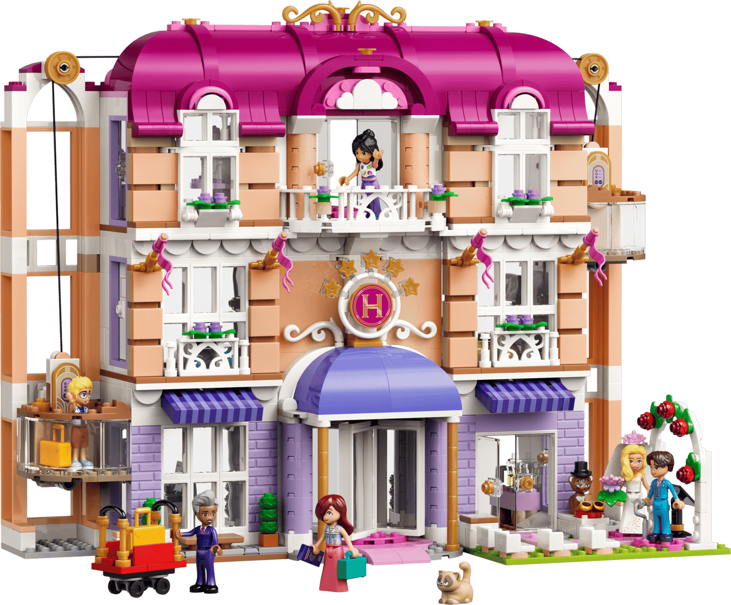 DISPONIBILE DA GIUGNO 2026 - 42704 LEGO - Friends - Grand Hotel di Heartlake City