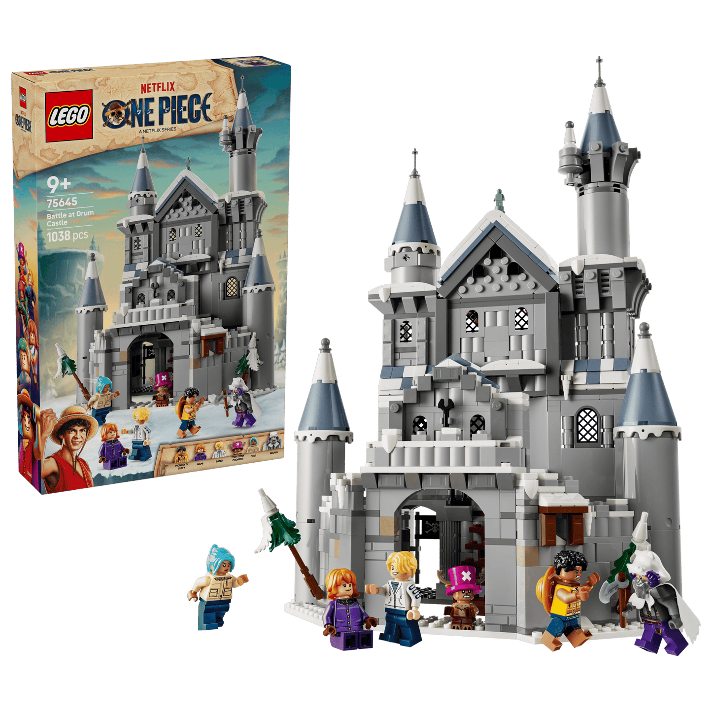 DISPONIBILE DA AGOSTO 2026 - 75645 LEGO One Piece -Battaglia al Castello di Drum