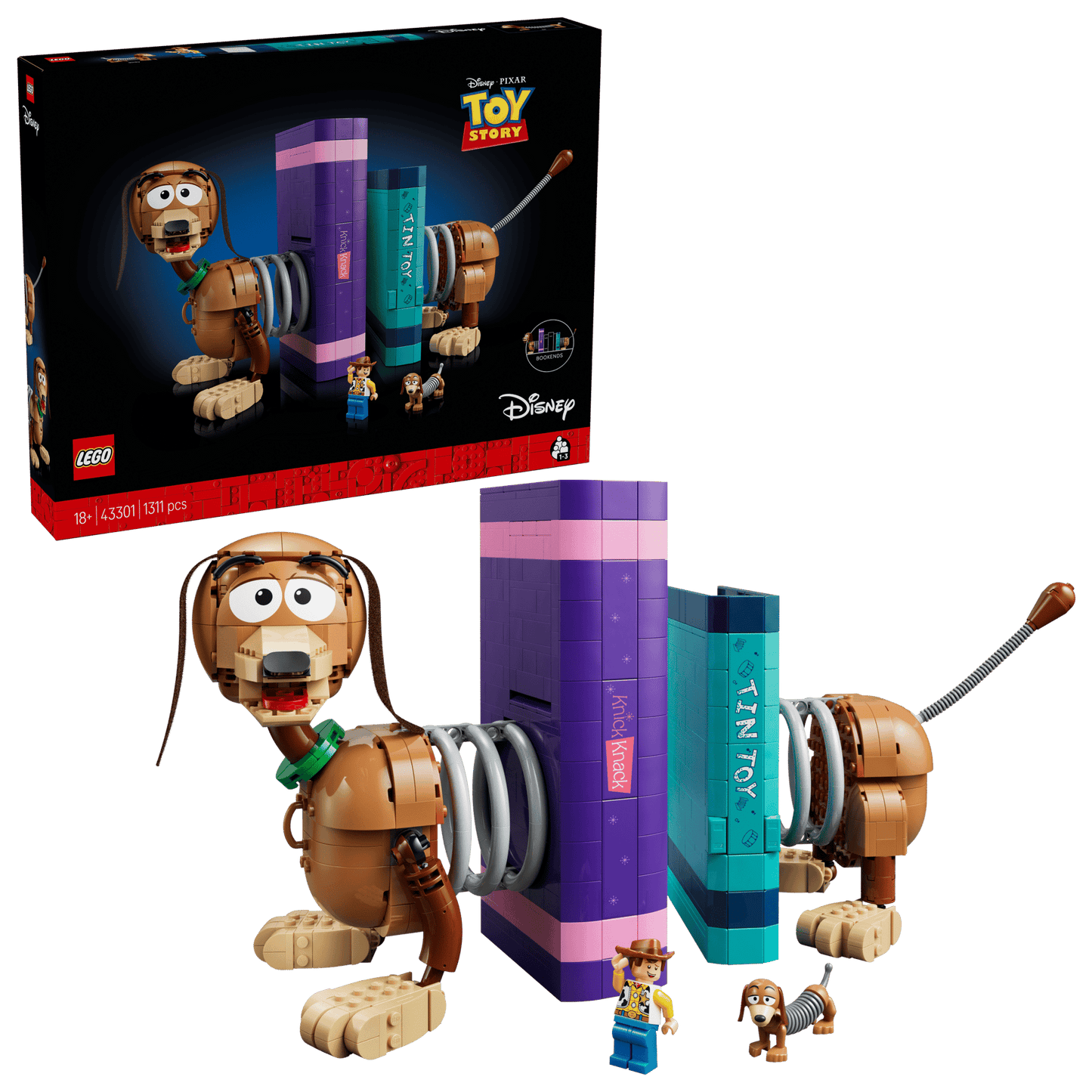 43301 LEGO Disney - Fermalibri di Slinky Toy Story