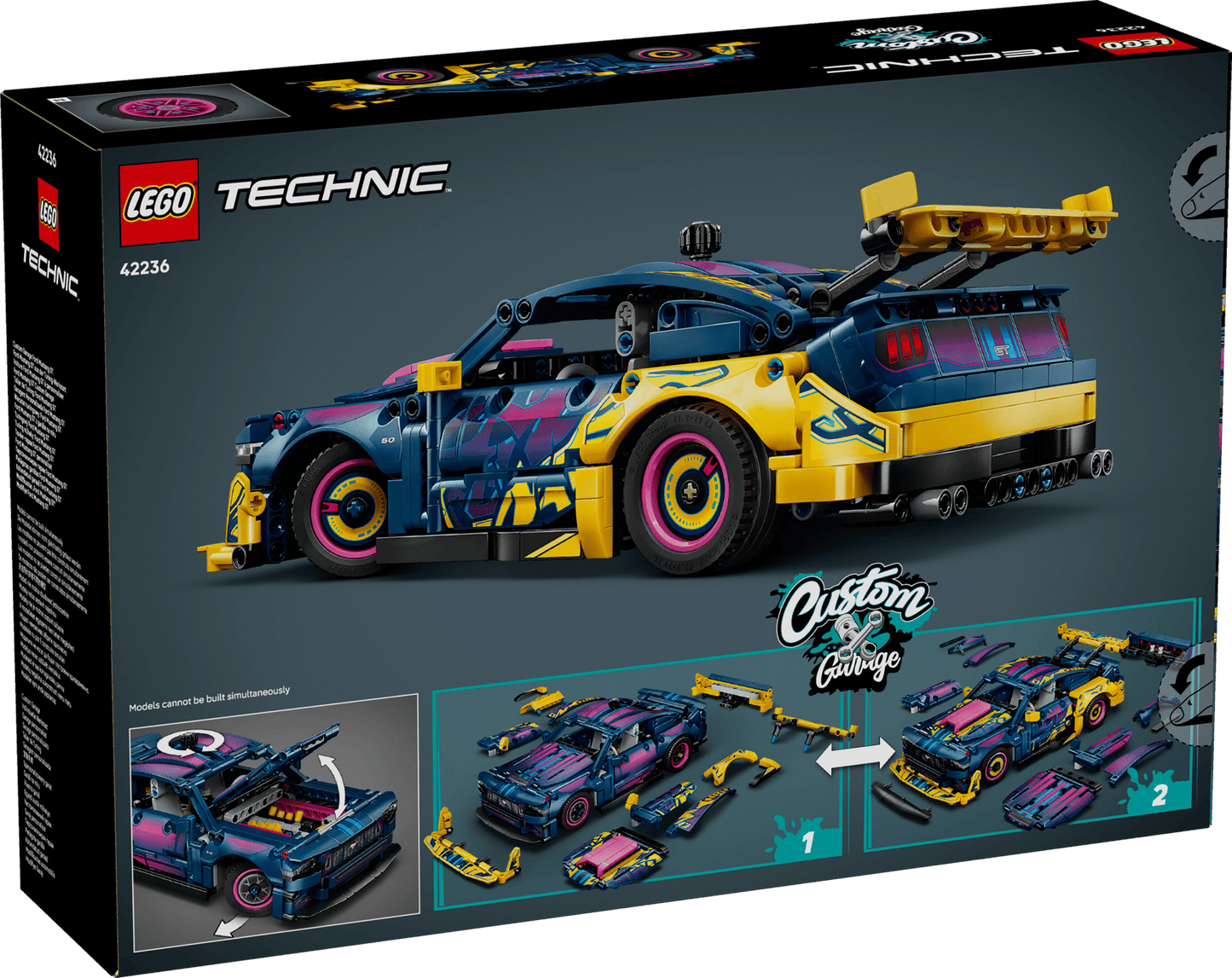 DISPONIBILE DA AGOSTO 2026 - 42236 LEGO Technic - Auto Ford Mustang GT Custom Garage