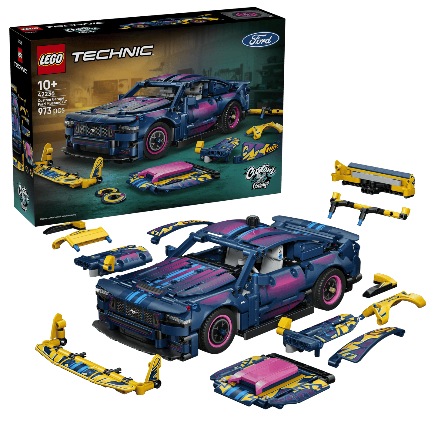 DISPONIBILE DA AGOSTO 2026 - 42236 LEGO Technic - Auto Ford Mustang GT Custom Garage