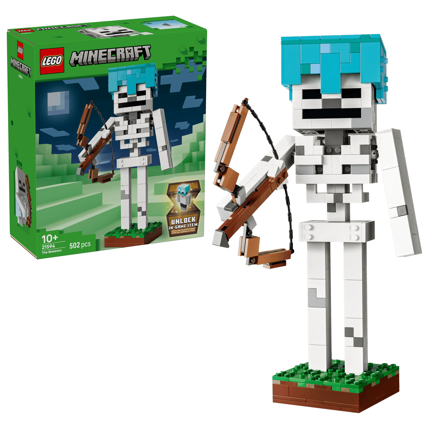 DISPONIBILE DA GIUGNO 2026 - 21594 LEGO Minecraft - Lo Scheletro