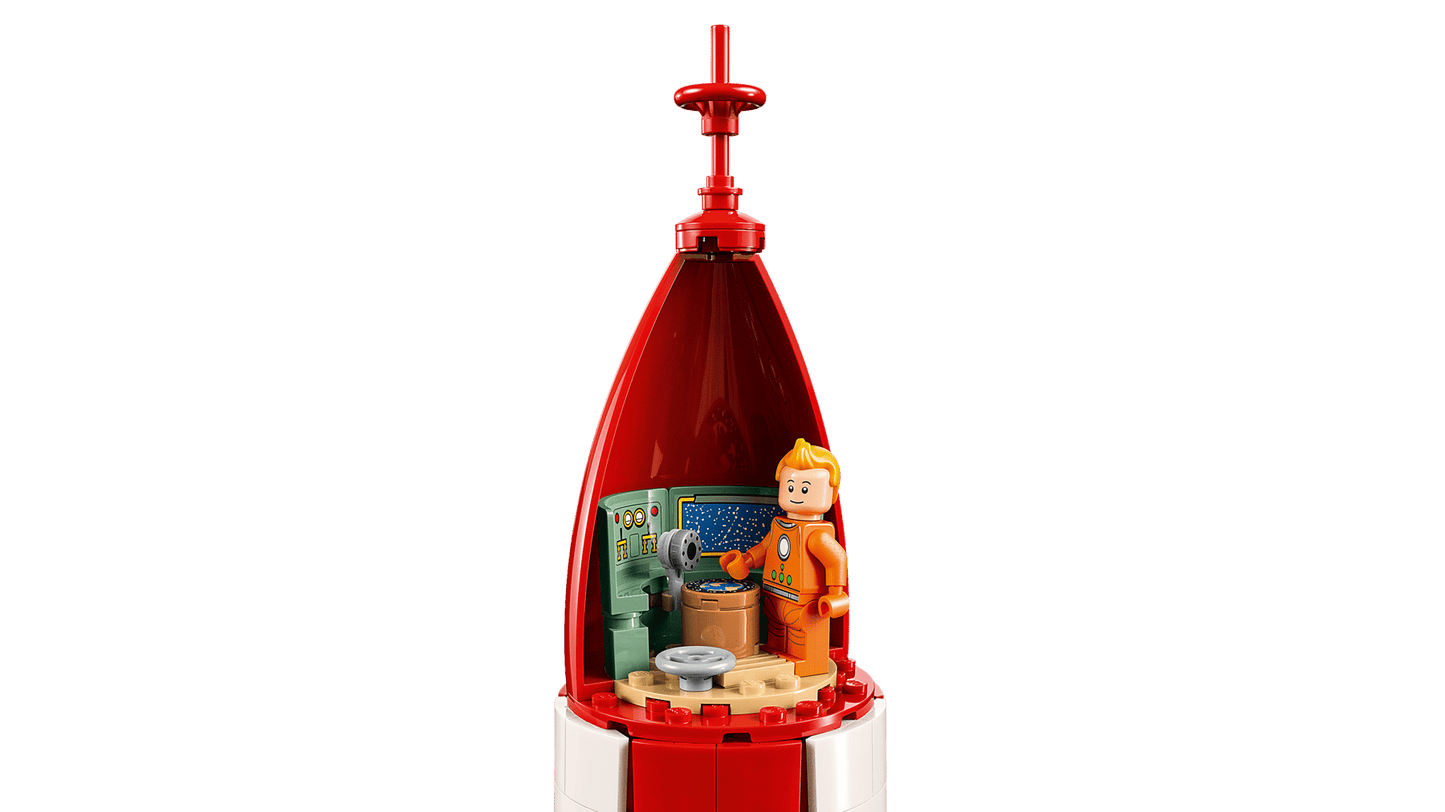 DISPONIBILE DA GIUGNO 2026 - 21367 LEGO IDEAS - Razzo lunare di Tintin®
