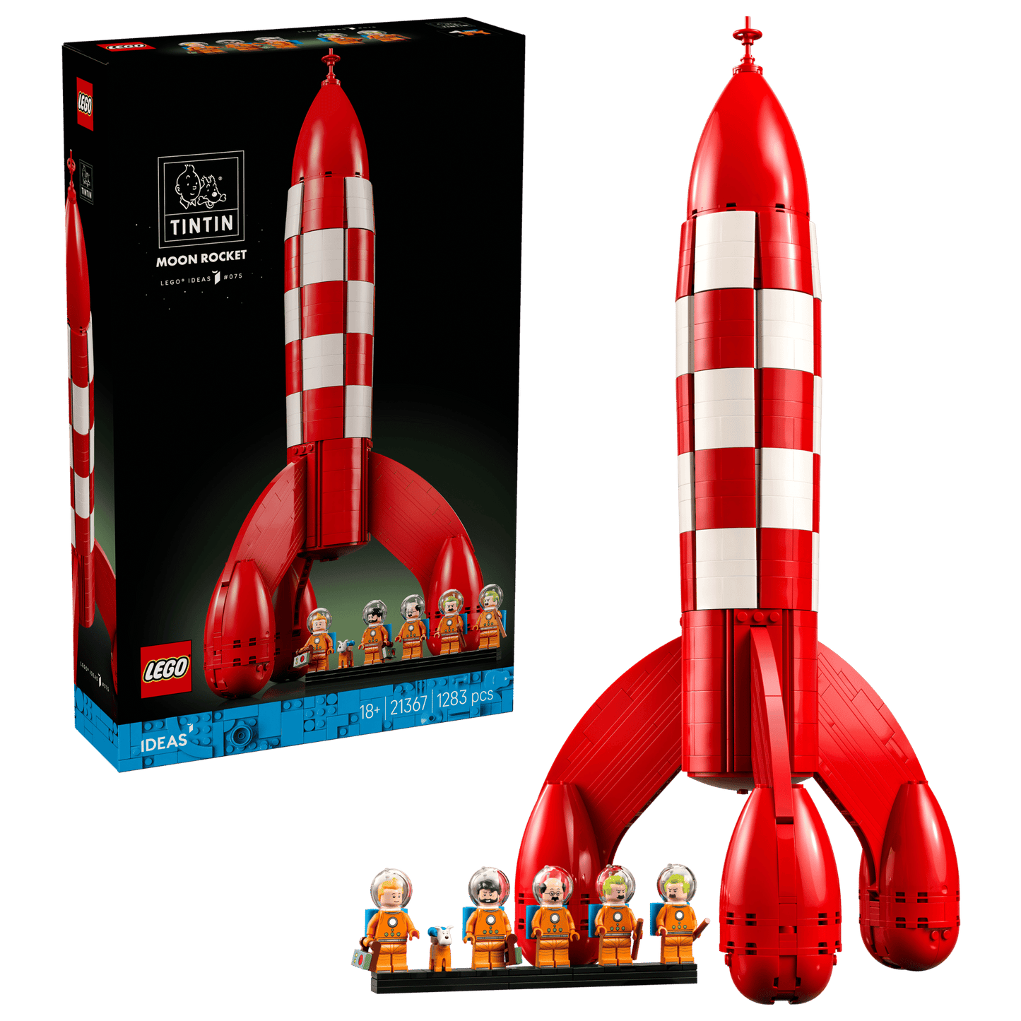 DISPONIBILE DA GIUGNO 2026 - 21367 LEGO IDEAS - Razzo lunare di Tintin®