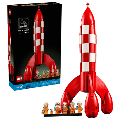 DISPONIBILE DA GIUGNO 2026 - 21367 LEGO IDEAS - Razzo lunare di Tintin®