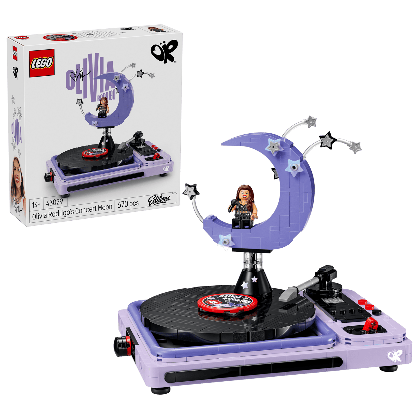 DISPONIBILE DA AGOSTO 2026 - 43029 LEGO Editions - La mezzaluna del concerto di Olivia Rodrigo