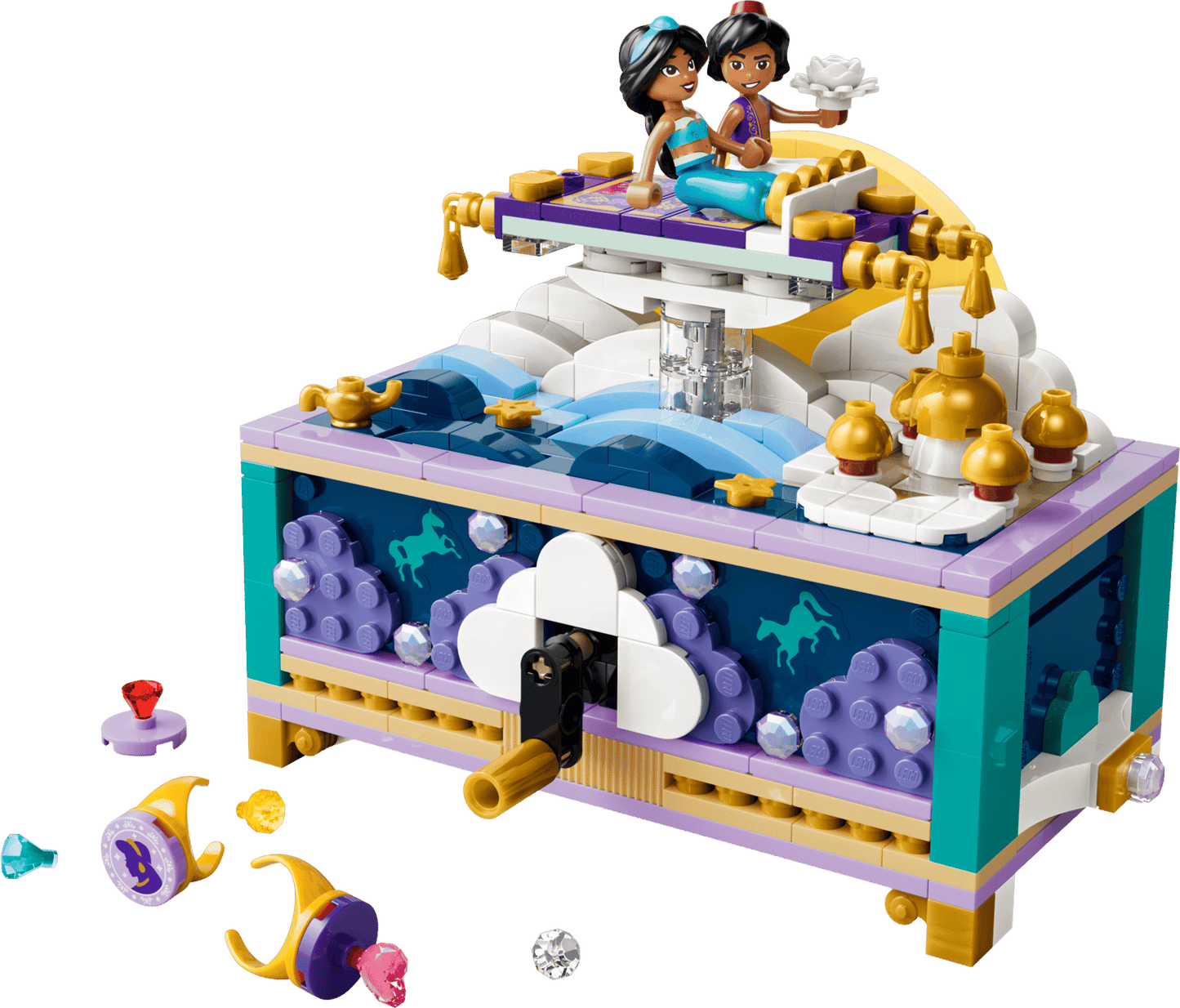 DISPONIBILE DA GIUGNO 2026 - 43295 LEGO Disney - Box gioielli di Jasmine