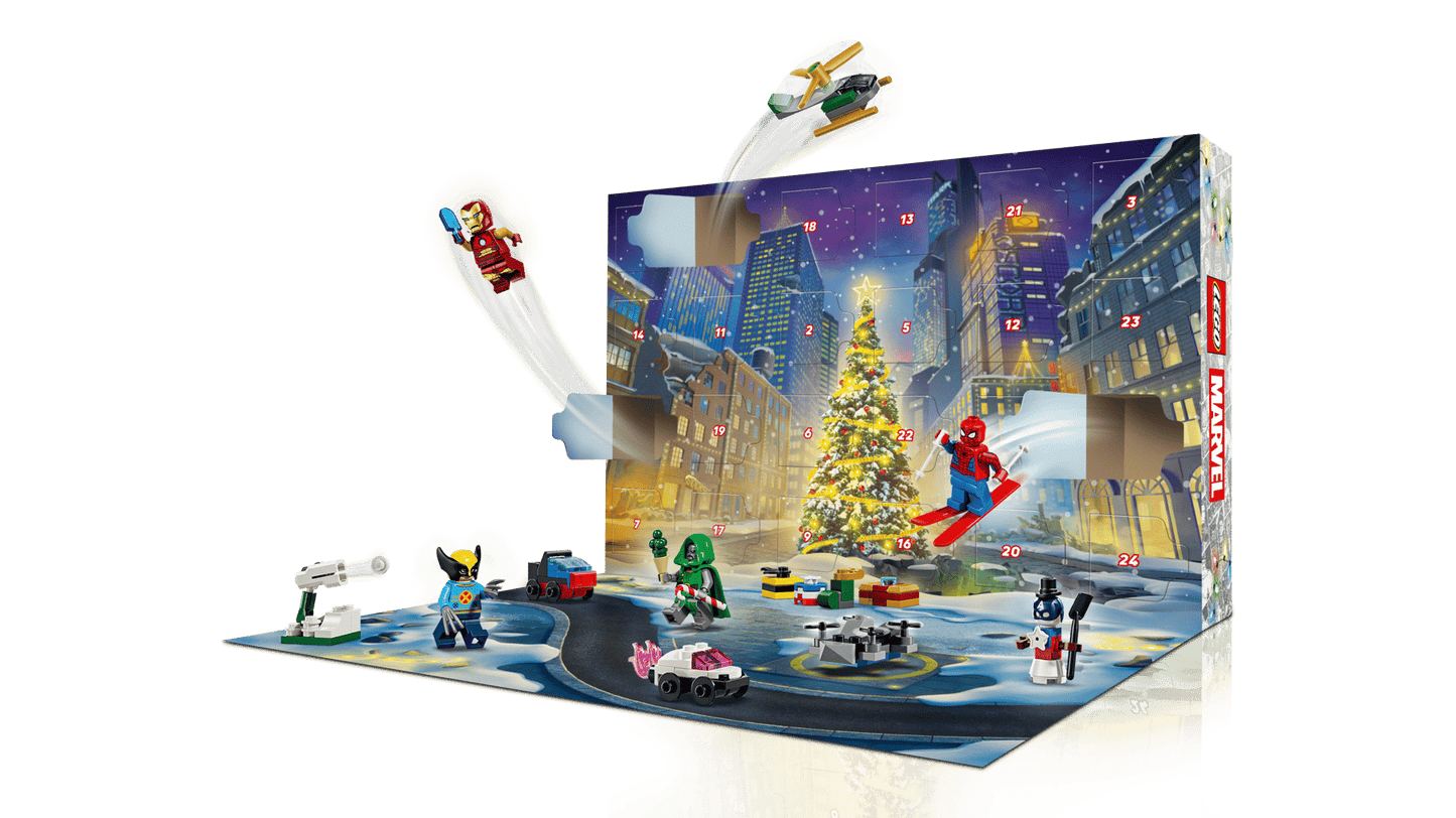 DISPONIBILE DA SETTEMBRE 2026 - 76340 LEGO Super Heroes - Calendario dell'Avvento MARVEL 2026