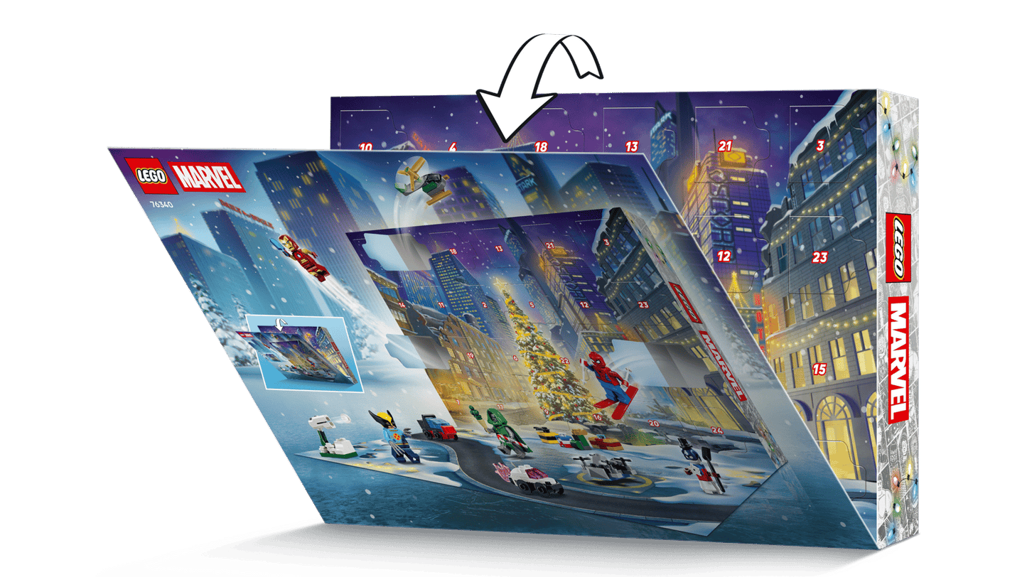 DISPONIBILE DA SETTEMBRE 2026 - 76340 LEGO Super Heroes - Calendario dell'Avvento MARVEL 2026