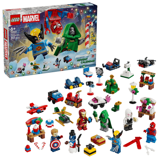 DISPONIBILE DA SETTEMBRE 2026 - 76340 LEGO Super Heroes - Calendario dell'Avvento MARVEL 2026