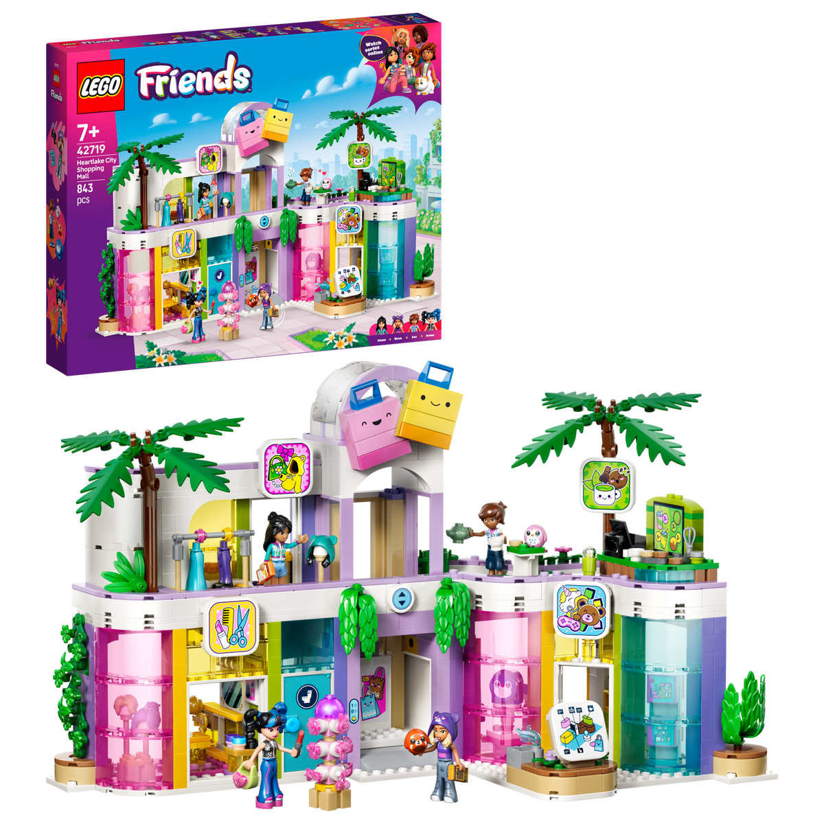 DISPOINIBILE DA GENNAIO 2027 - 42719 LEGO - Friends - Centro commerciale di Heartlake City