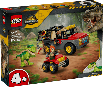 DISPONIBILE DA AGOSTO 2026 - 77978 LEGO Jurassic World - Camion da trasporto per il giovane T. rex