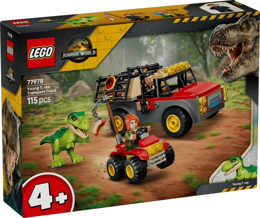 DISPONIBILE DA AGOSTO 2026 - 77978 LEGO Jurassic World - Camion da trasporto per il giovane T. rex