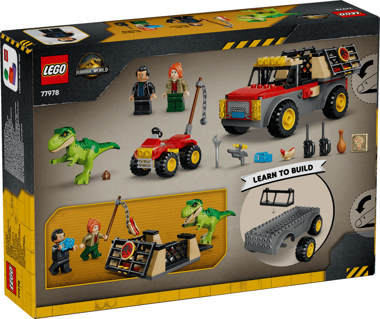 DISPONIBILE DA AGOSTO 2026 - 77978 LEGO Jurassic World - Camion da trasporto per il giovane T. rex