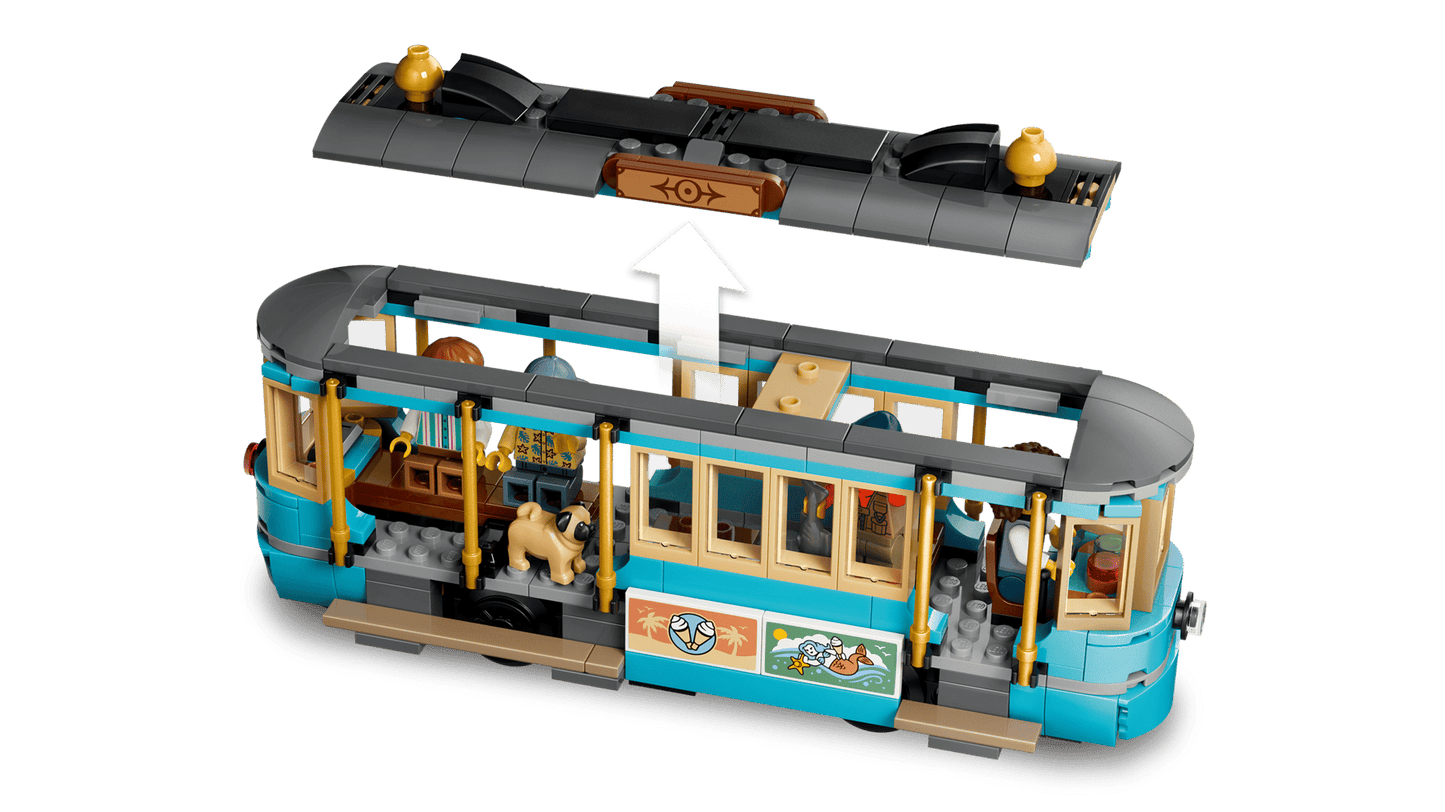 DISPONIBILE DA GIUGNO 2026 - 60506 LEGO City - Tram classico della spiaggia