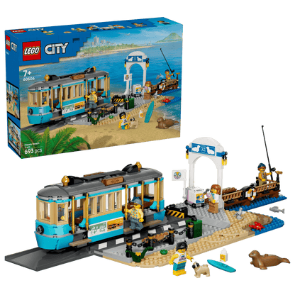 DISPONIBILE DA GIUGNO 2026 - 60506 LEGO City - Tram classico della spiaggia