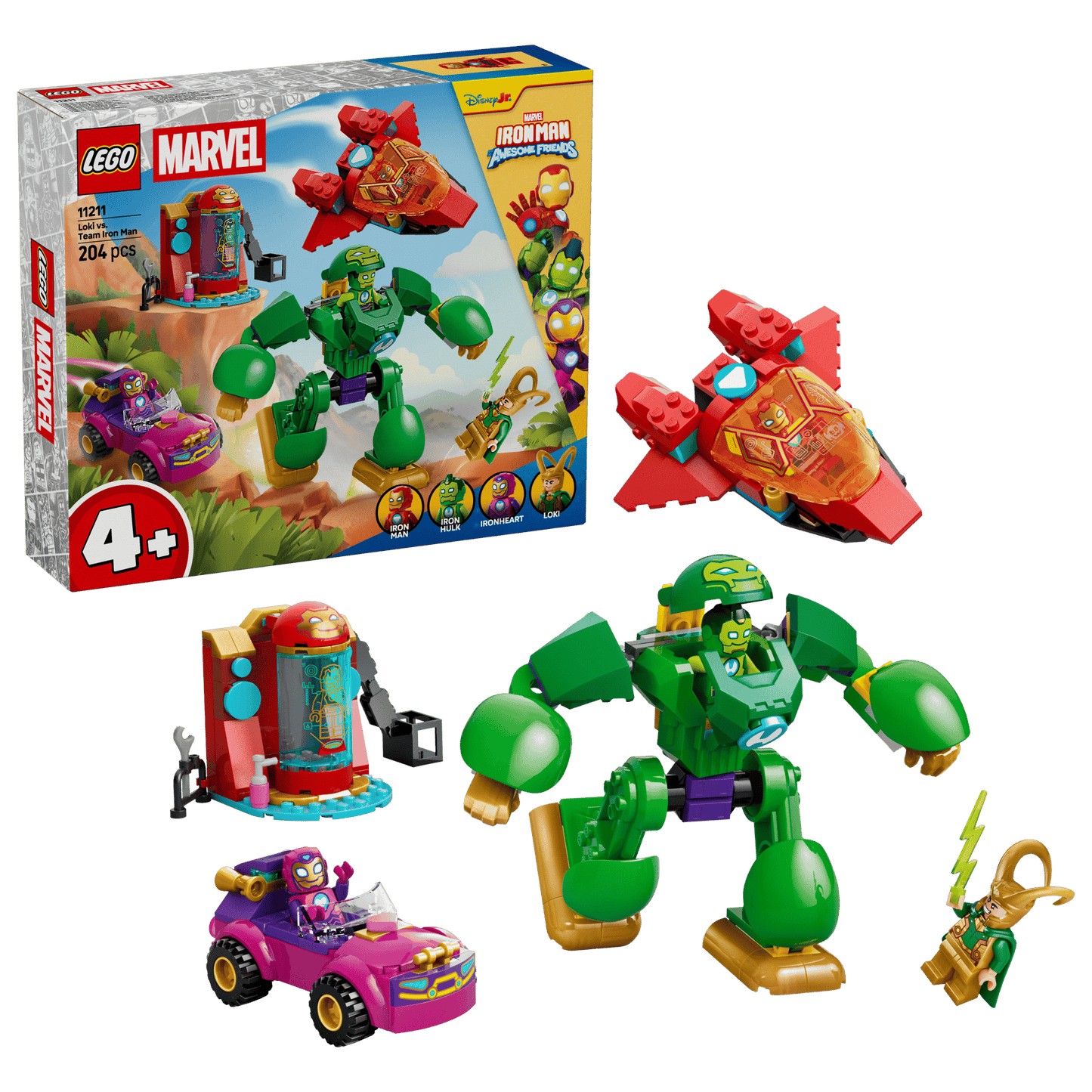 DISPOINIBILE DA GIUGNO 2026 - 11211 LEGO Marvel - Loki vs. Team Iron Man