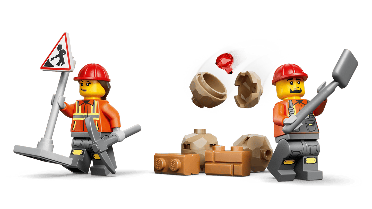 DISPONIBILE DA GIUGNO 2026 - 60480 LEGO City - Scavatrice da cantiere gialla