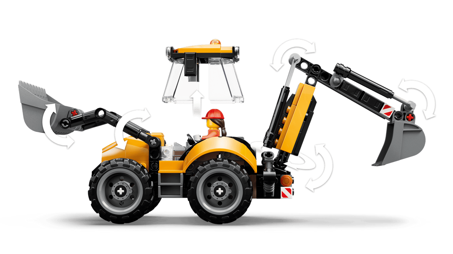 DISPONIBILE DA GIUGNO 2026 - 60480 LEGO City - Scavatrice da cantiere gialla