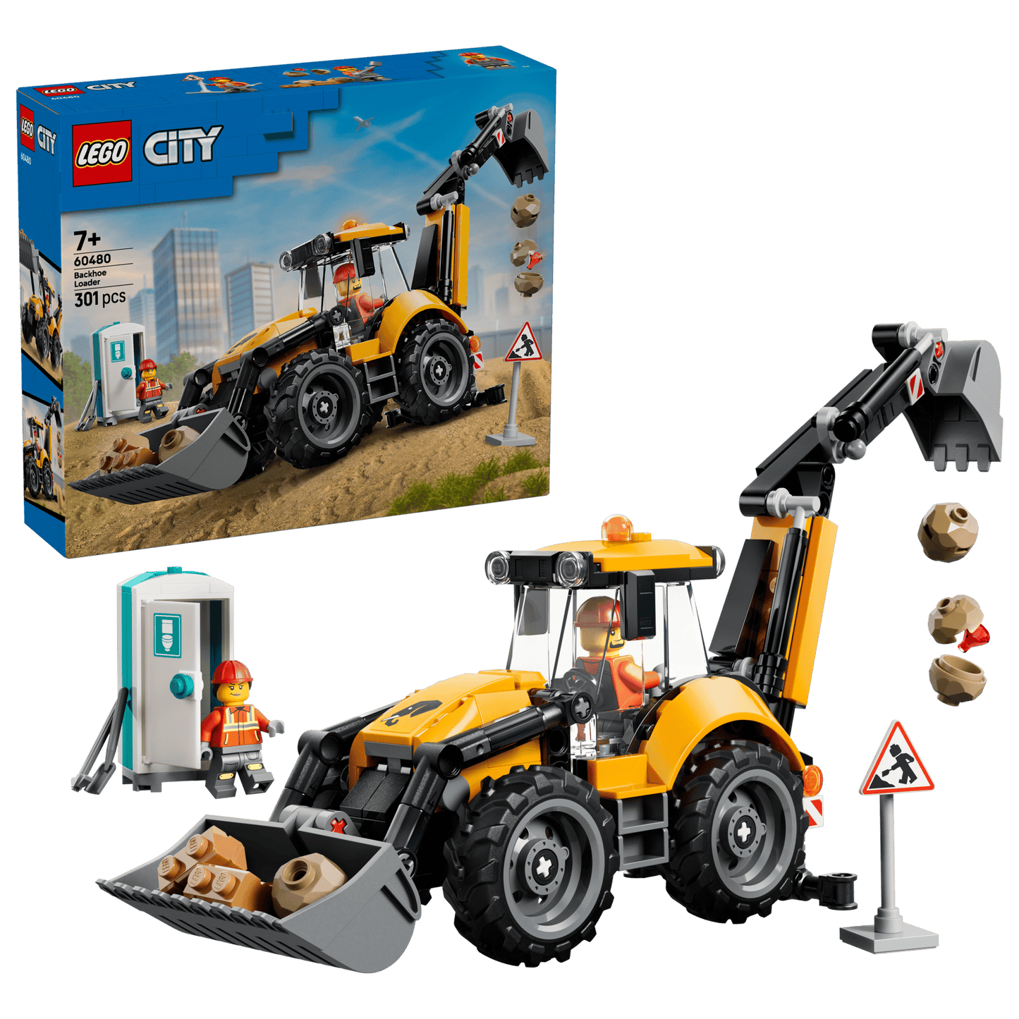 DISPONIBILE DA GIUGNO 2026 - 60480 LEGO City - Scavatrice da cantiere gialla