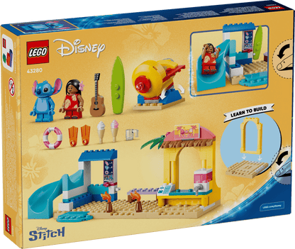 DISPONIBILE DA GIUGNO 2026 - 43280 LEGO Disney - Divertimento in spiaggia con Lilo e Stitch