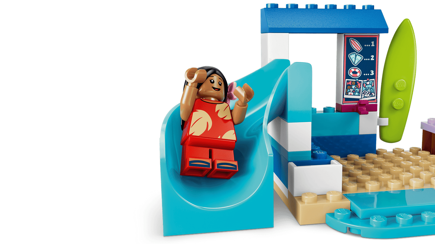 DISPONIBILE DA GIUGNO 2026 - 43280 LEGO Disney - Divertimento in spiaggia con Lilo e Stitch