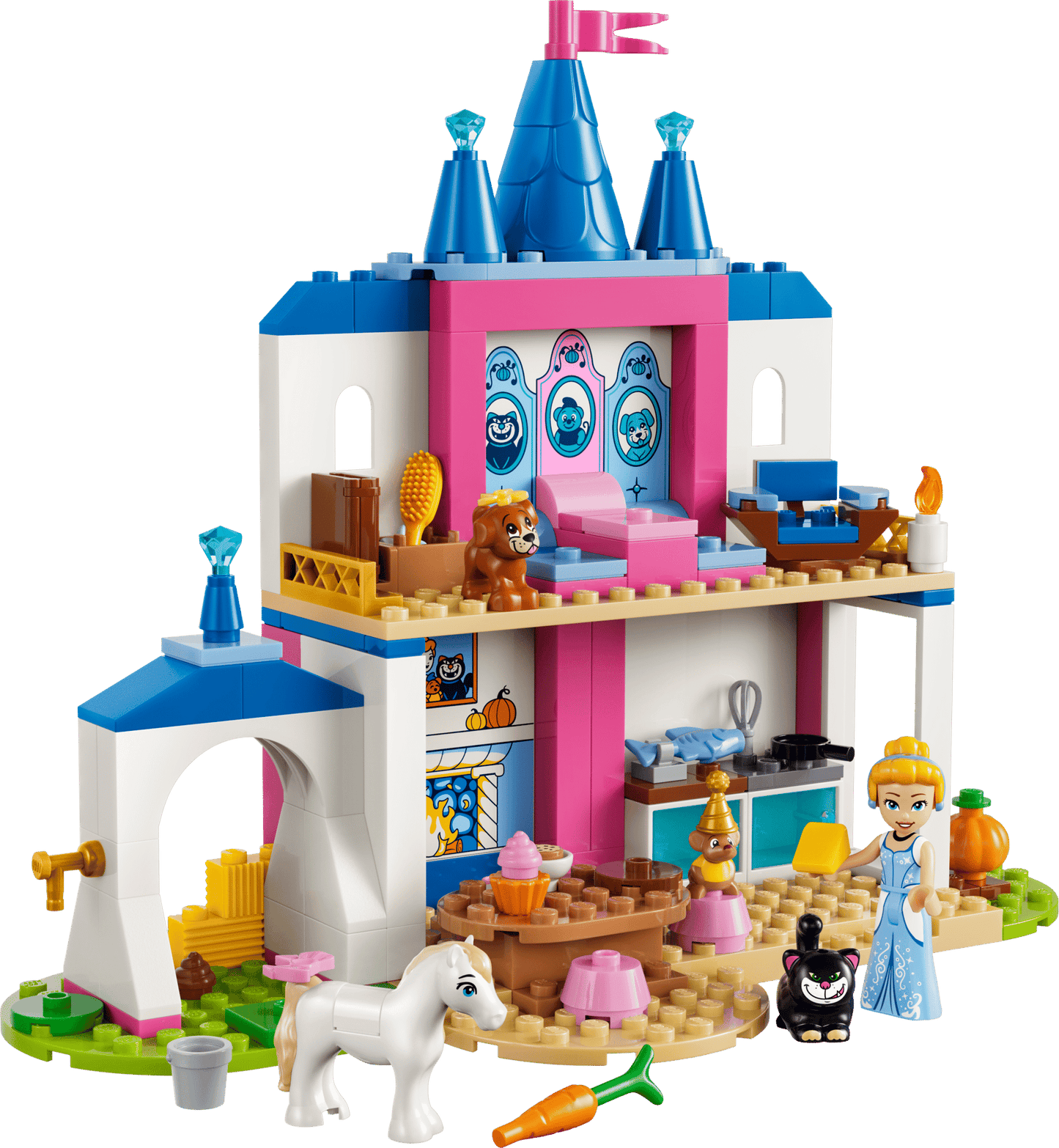 DISPONIBILE DA GIUGNO 2026 - 43283 LEGO Disney - Castello degli amici animali di Cenerentola