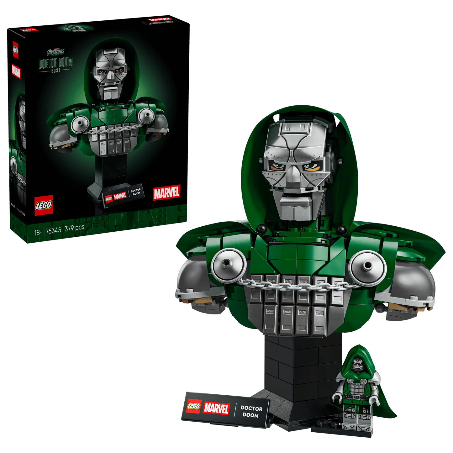 DISPOINIBILE DA SETTEMBRE 2026 - 76345 LEGO Marvel - Busto del Dottor Destino