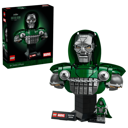 DISPOINIBILE DA SETTEMBRE 2026 - 76345 LEGO Marvel - Busto del Dottor Destino