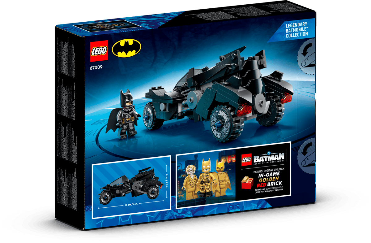 DISPONIBILE DA GENNAIO 2027 - 67009 LEGO DC Super Heroes - Batmobile™ di Batman Arkham™