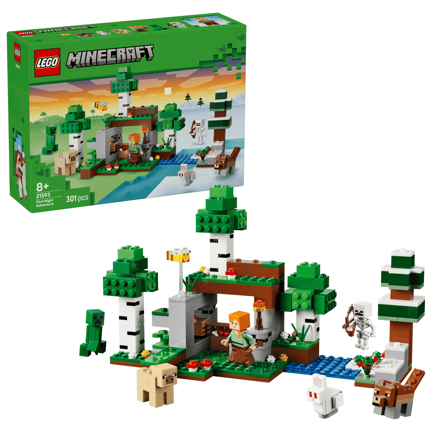 DISPONIBILE DA GIUGNO 2026 - 21593 LEGO Minecraft - Avventura della prima notte
