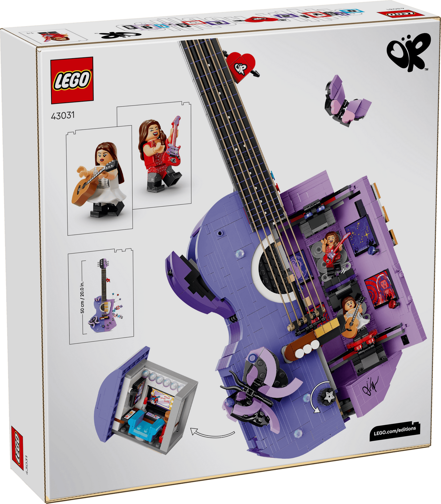 DISPONIBILE DA AGOSTO 2026 - 43031 LEGO Editions - La chitarra bicolore di Olivia Rodrigo