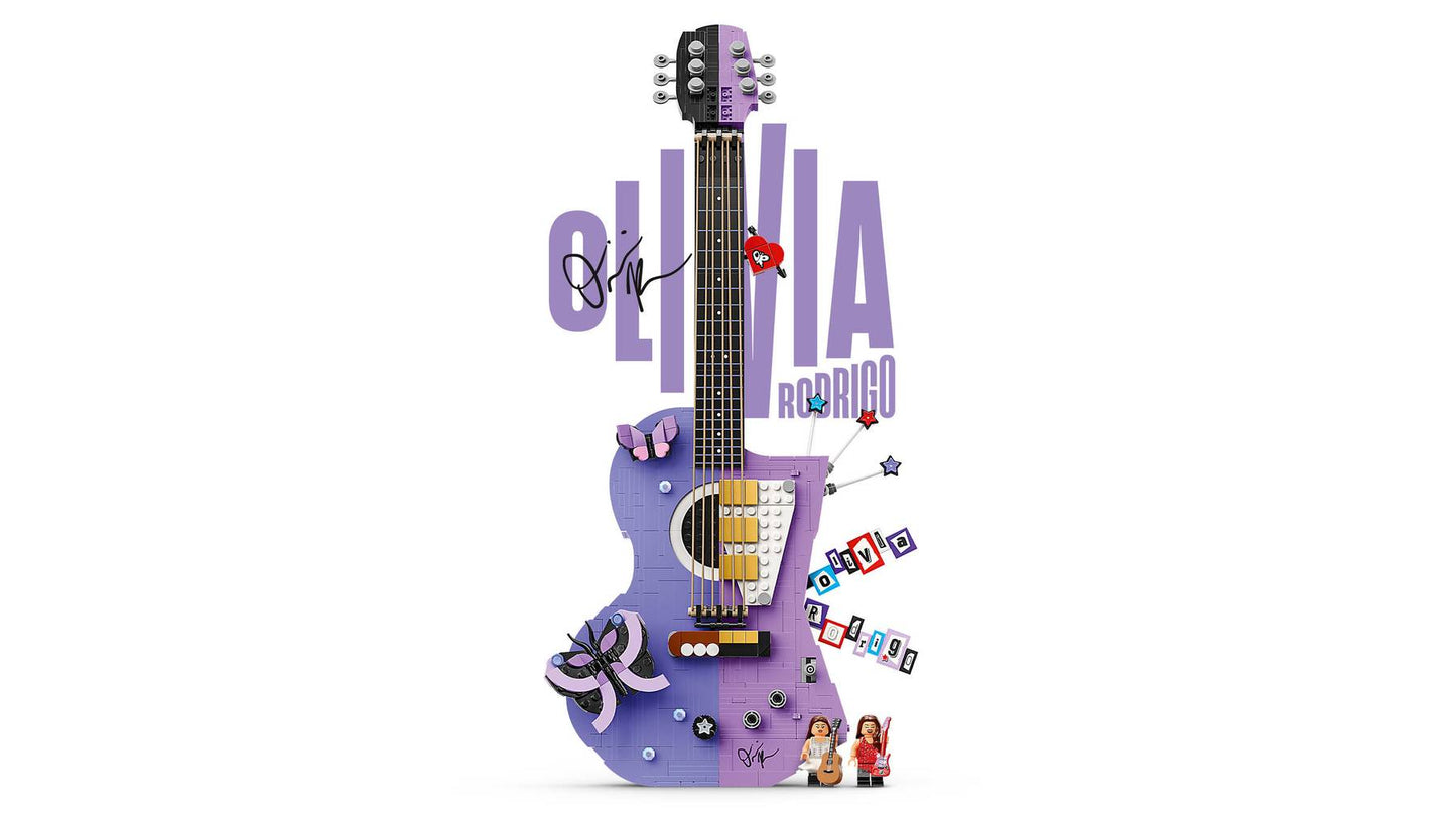 DISPONIBILE DA AGOSTO 2026 - 43031 LEGO Editions - La chitarra bicolore di Olivia Rodrigo