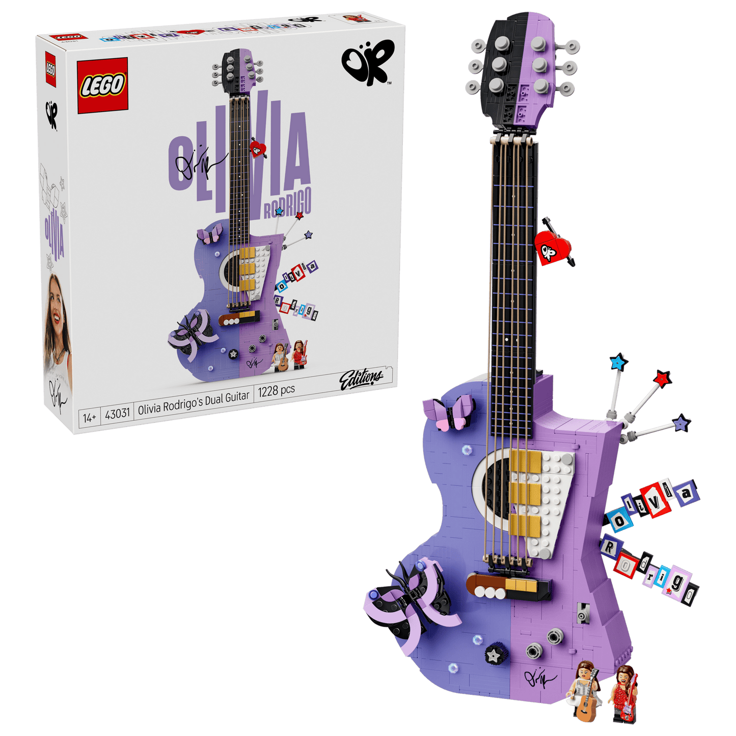DISPONIBILE DA AGOSTO 2026 - 43031 LEGO Editions - La chitarra bicolore di Olivia Rodrigo