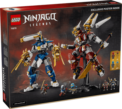 DISPONIBILE DA GIUGNO 2026 - 71870 LEGO Ninjago - Mech Titanici Gemelli