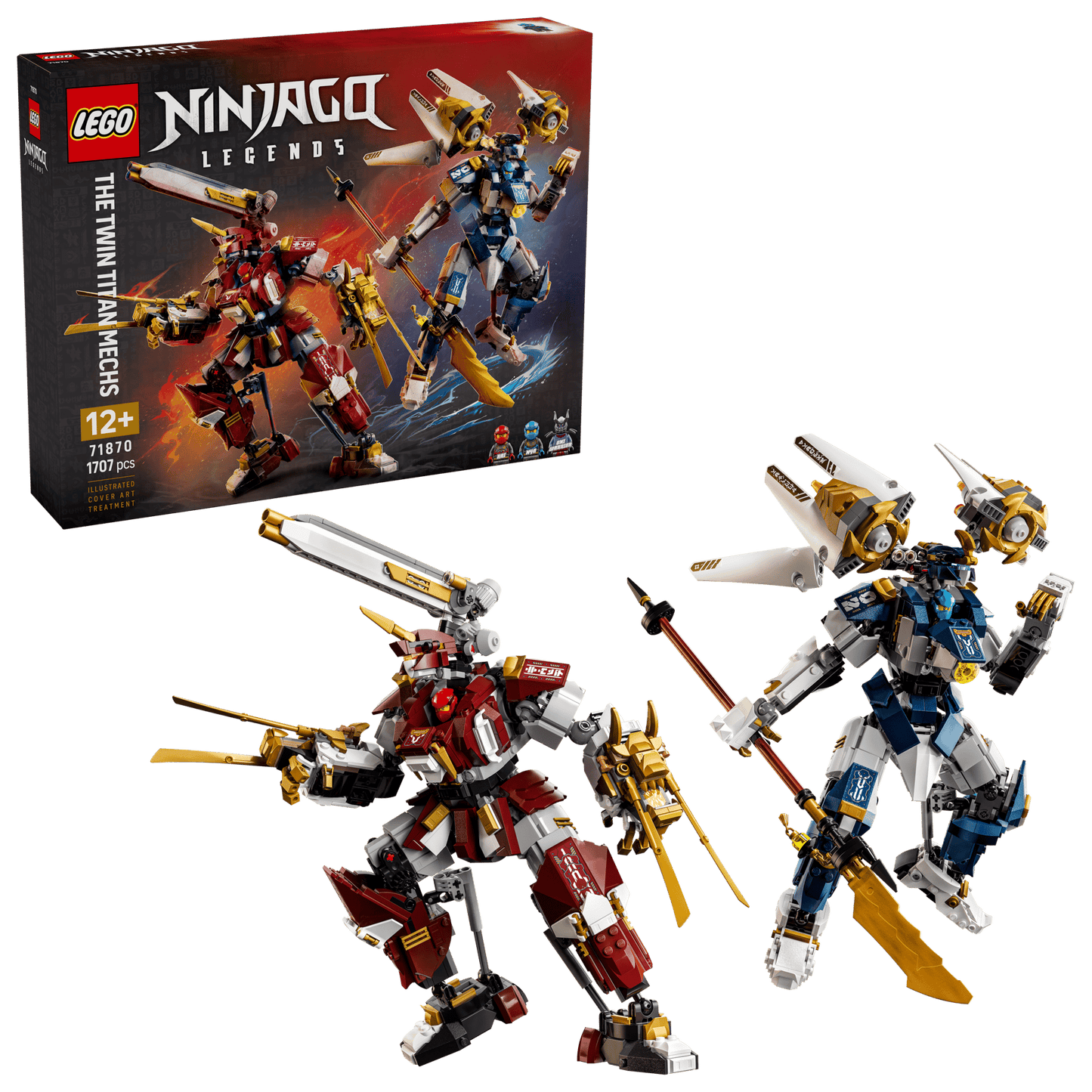 DISPONIBILE DA GIUGNO 2026 - 71870 LEGO Ninjago - Mech Titanici Gemelli
