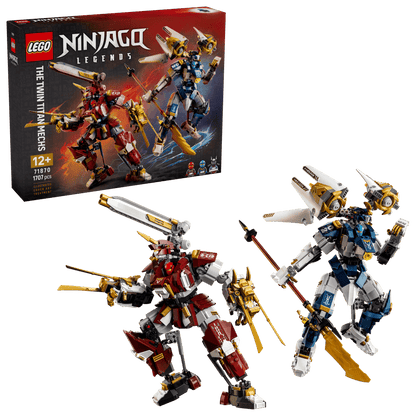 DISPONIBILE DA GIUGNO 2026 - 71870 LEGO Ninjago - Mech Titanici Gemelli