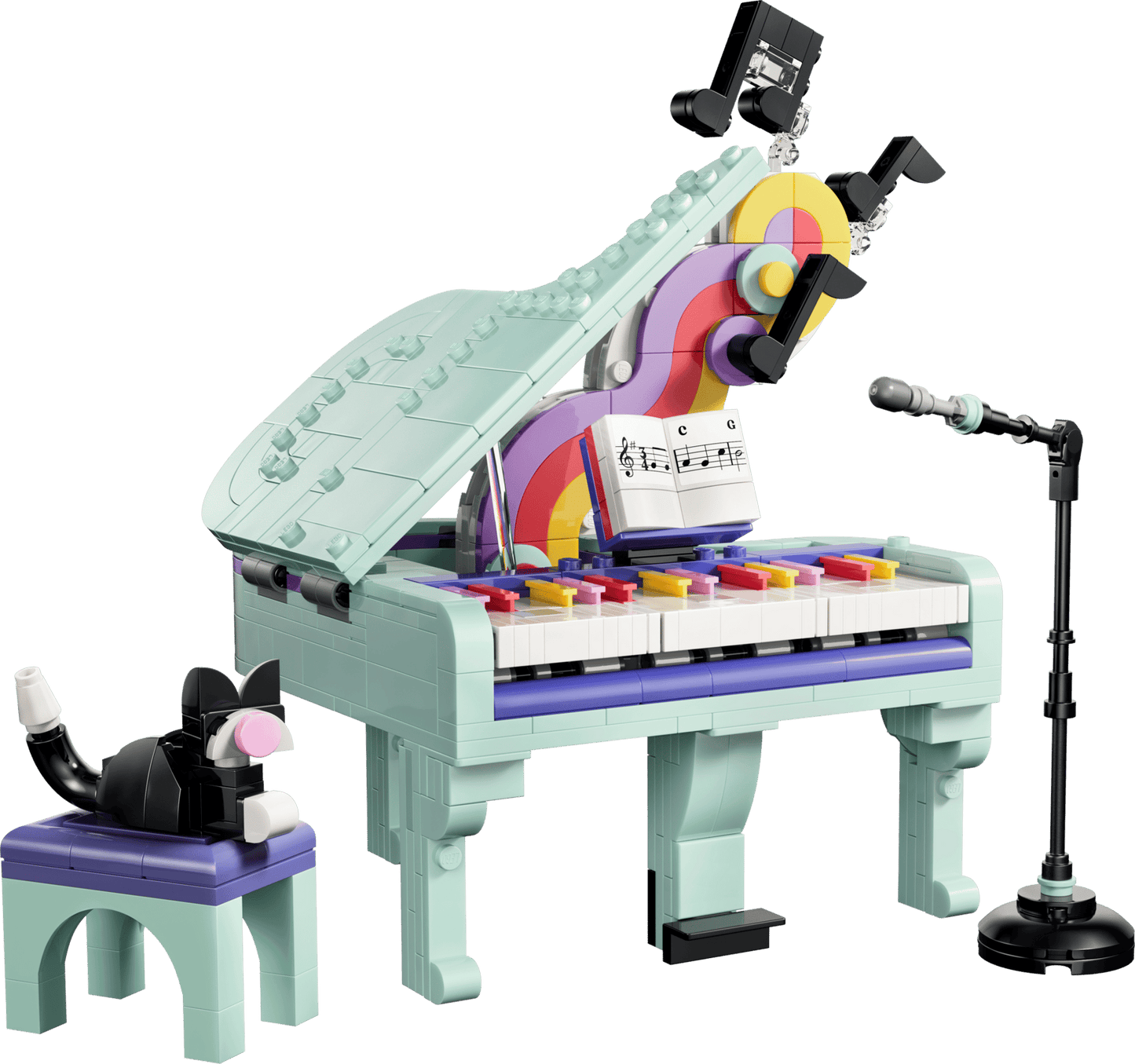 DISPONIBILE DA GIUGNO - 31392 LEGO Creator - Pianoforte decorativo con gatto