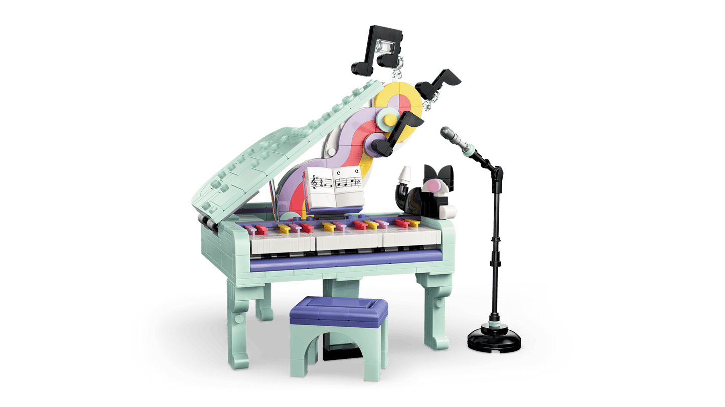 DISPONIBILE DA GIUGNO - 31392 LEGO Creator - Pianoforte decorativo con gatto