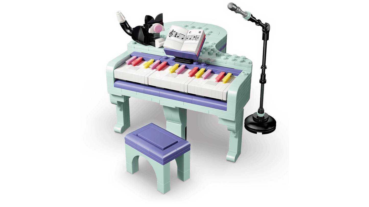 DISPONIBILE DA GIUGNO - 31392 LEGO Creator - Pianoforte decorativo con gatto