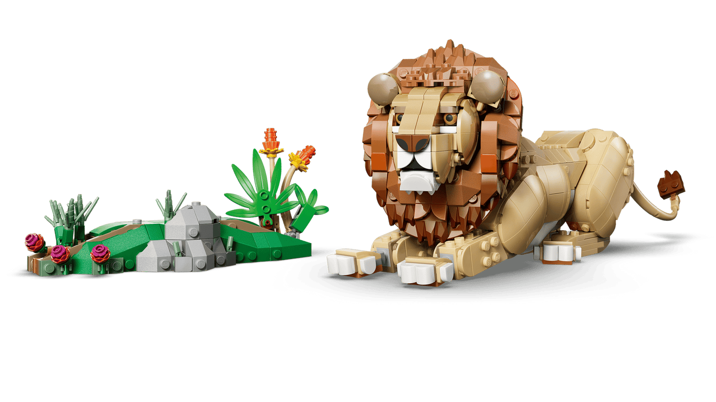 DISPONIBILE DA GIUGNO - 31386 LEGO Creator - Animali selvatici: Leone Maestoso